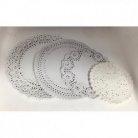 BLONDA CALADA BLANCA 32 CM C/U