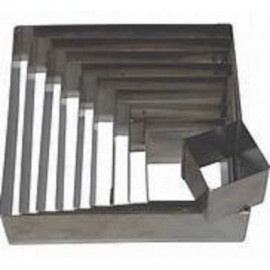 ARO CUADRADO DE HOJALATA 20 CM