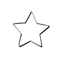 ARO ESTRELLA HOJALATA 22 CM