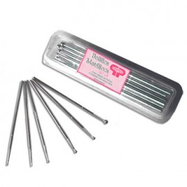 BOLILLOS METALICOS MINI PARPEN JUEGO X 6