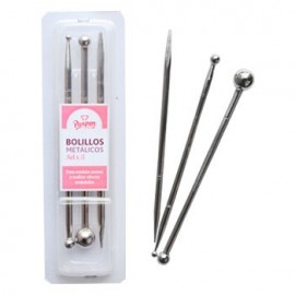 BOLILLOS METALICOS PARPEN SET X 3