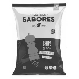 CHIP DE PAPA CON PIMIENTA CON SAL MARINA X 80G