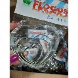 CORTANTE FLGS CORAZONES GORDOS X 5 FA415