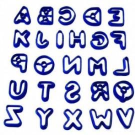 CORTANTE LETRAS COOPER PLASTICO X 26