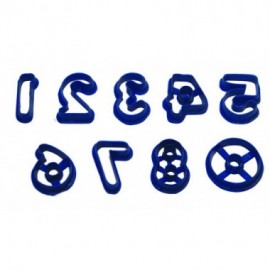 CORTANTE PLASTICO COOPER NUMEROS X 9