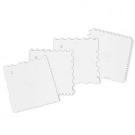 ESPATULAS PASTELERAS PEINE SET X 4