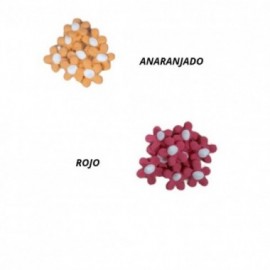 FLOR DURAZNO PASTILLAJE X 100 C/U