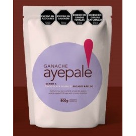 GANACHE SABOR CHOCOLATE BLANCO SECADO RAPIDO