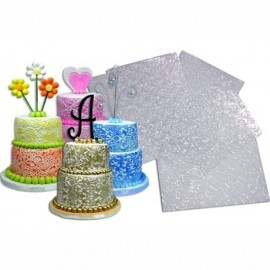 LAMINAS TEXTURADORAS FLORALES X 7