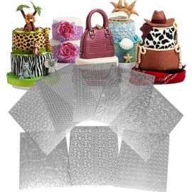 LAMINAS TEXTURADORAS X8 ANIMAL P./DECORA