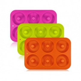 MOLDE SILICONA DONAS / CUPCAKE / 6 RECT