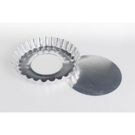 MOLDE TARTERA ALUM BAJA DESFON RIZADA 16