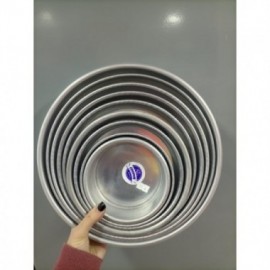 MOLDE TORTERA ALUMINIO RECTA  4 CM  Nº28