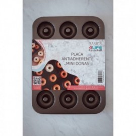 PASTELAR B4LIFE MOLDE ANTIADHERENTE X 12 MINI DONA