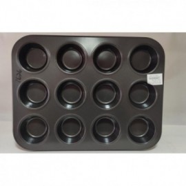 PLACA MUFFING ANTIADHERENTE TEFLON X 12