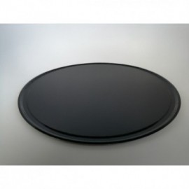 PLATO HORNO PIZZA NEGRO 30 CM C/U