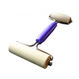 RODILLO ESTIRADOR MASA DOBLE MADERA