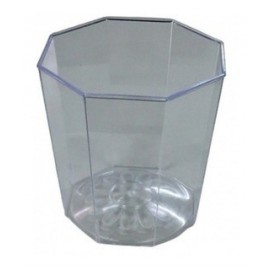 VASO PETIT OCTOGONAL CRISTAL 200 CC C/U